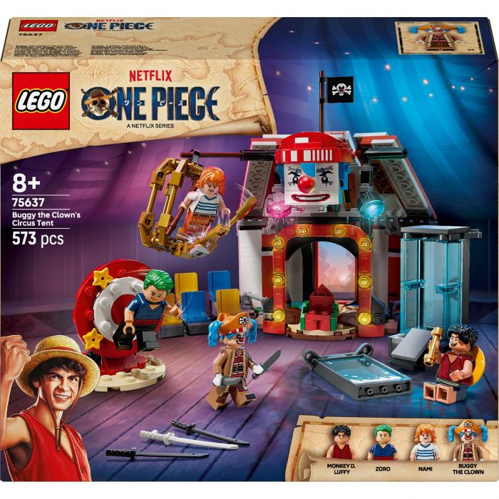 Конструктор LEGO ONE PIECE Цирковий намет клоуна Баґґі