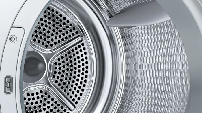 Сушильна машина Siemens тепловий насос, 9кг, D, 61см, дисплей, білий