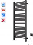 Рушникосушка Navin електрична Авангард Х, 1200х480х71мм, Wi-Fi, сталь, чорний муар, праве підключення