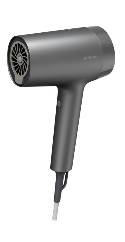Фен Philips 7000 Series, 1800Вт, 4 режими, DC Motor, дифузор, іоніз-я, хол. обдув,сірий