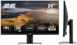 Монітор 2E 23.8" F2425B D-Sub, HDMI, IPS, 100Hz