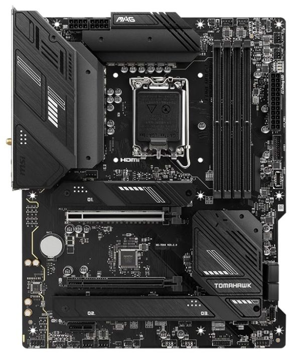 Материнcька плата MSI MAG B760 TOMAHAWK WIFI s1700 B760 4xDDR5 M.2 HDMI DP WiFi BT ATX