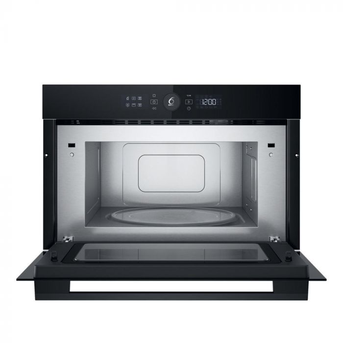 Мікрохвильова піч Whirlpool вбудована, 31л, електронне упр., 1000Вт, гриль, дисплей, чорний