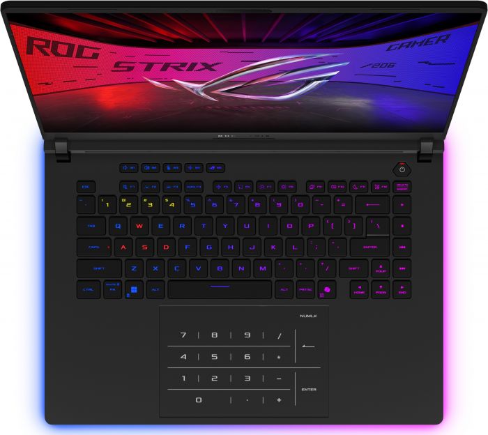 Ноутбук ASUS ROG Strix SCAR 16 G635LX-RW206X 16" WQXGA mLED, Intel Ultra 9 275HX, 64GB, F1TB+F1TB, NVD5090-24, Win11P, Чорний