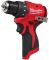 Шурупокрут-дриль акумуляторний Milwaukee M12 BLDDRC-0 12В 40Нм 0-1700об/хв 0.8кг без АКБ и ЗП