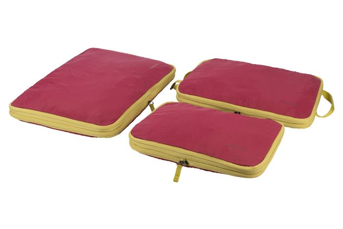 Набір чохлів для пакування одяу, Tucano Pigio Travel 3 в 1, нейлон, бордо