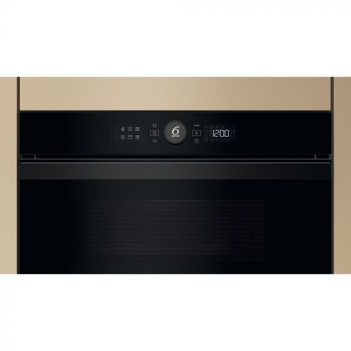 Мікрохвильова піч Whirlpool вбудована, 31л, електронне упр., 1000Вт, гриль, дисплей, чорний