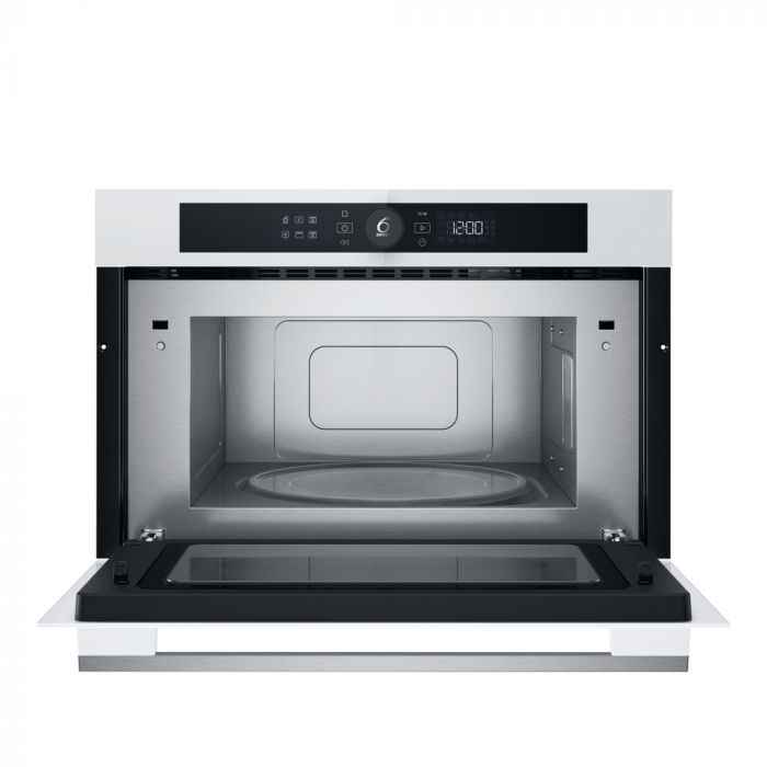 Мікрохвильова піч Whirlpool вбудована, 31л, електронне упр., 1000Вт, гриль, дисплей, білий
