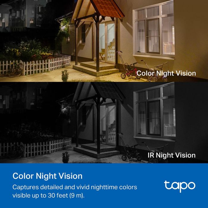 IP-Камера TP-LINK Tapo C410 3MP N300 microSD motion detection, зовнішня/внутрішня