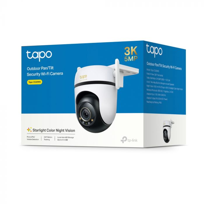IP-Камера TP-LINK Tapo C530WS 3K N300 1xFE LAN зовнішня поворотна