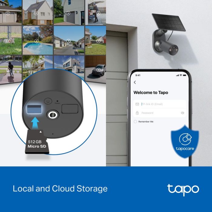 Комплект розумної бездротової камери TP-LINK TAPO C411 KIT 2K QHD та сонячної панелі
