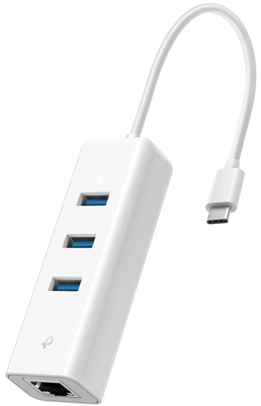 Мережевий адаптер TP-LINK UE330С 1xGE, 3xUSB3.0, USB-С