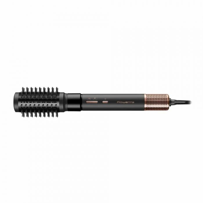 Фен-щітка Rowenta Air Shape, 1300Вт, 3 режими, іоніз-я, хол. обдув, 4 насадки, кераміка, чорно-золотий