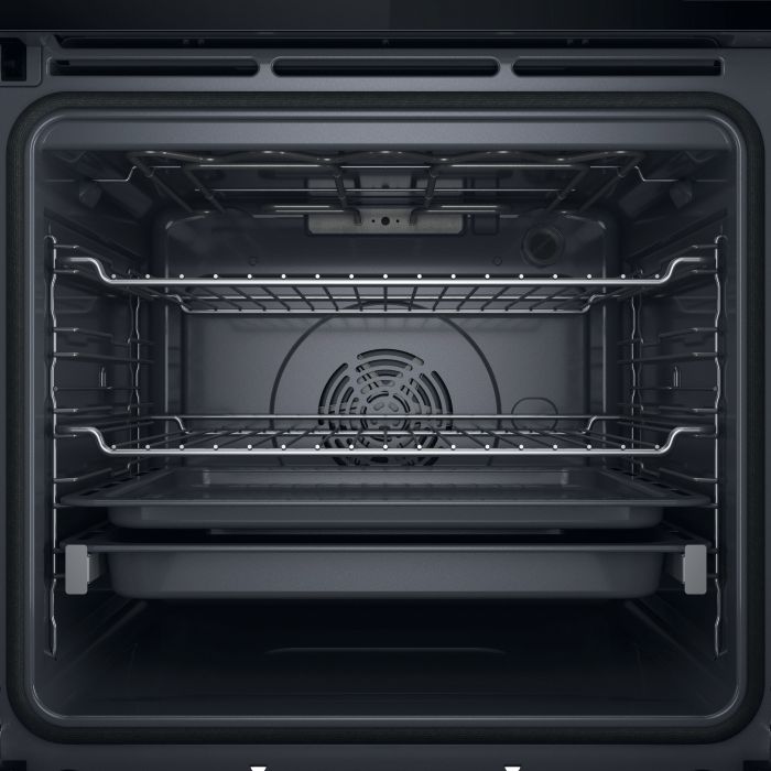 Духова шафа Whirlpool електрична, 73л, A+, дисплей, конвекція, піроліз, телескопічні напрямні, чорний