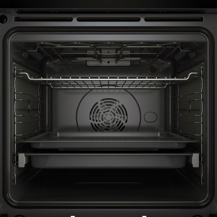 Духова шафа Whirlpool електрична, 73л, A+, дисплей, конвекція, телескопічні напрямні, чорний