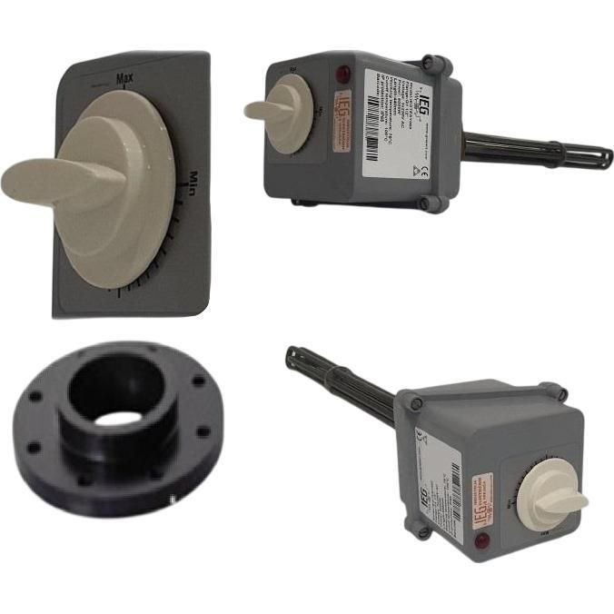 Електричний нагрівальний елемент TESY ACS Heating Element with TR 3kW L290 3кВт 6/4" термостат фланец гумова прокладка