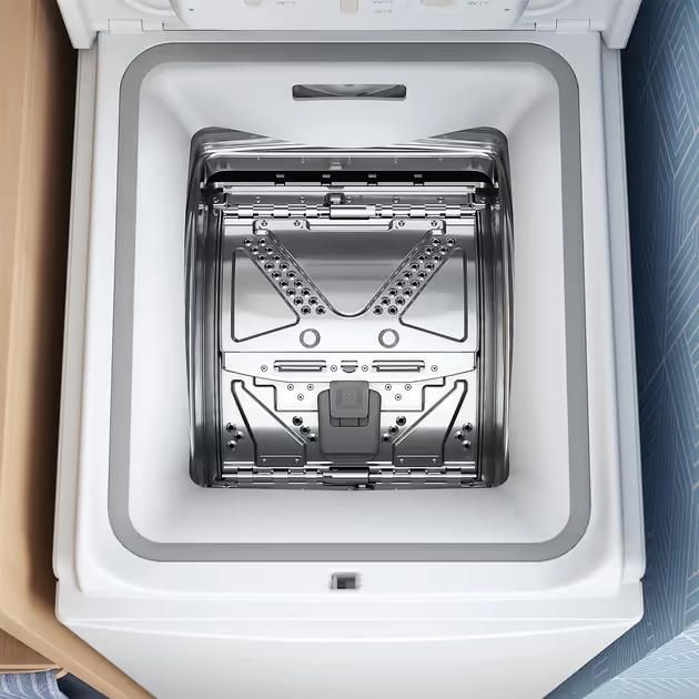 Пральна машина Indesit вертикальна, 5кг, 1000, C, 60см, дисплей, білий