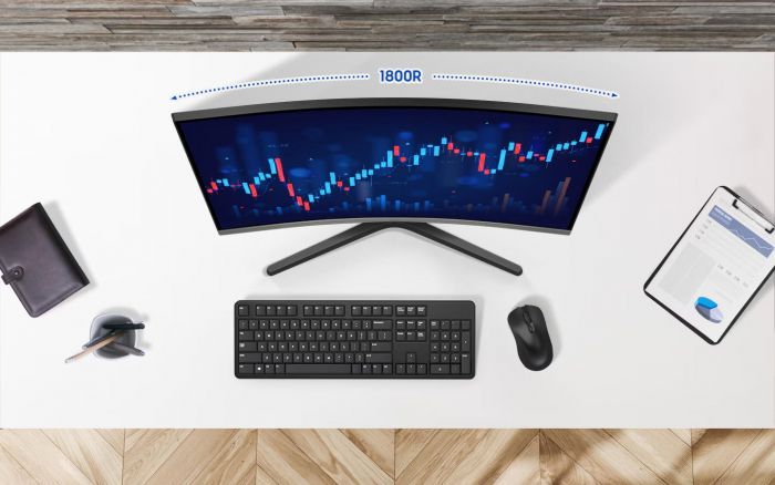 Монітор Samsung 27" S27D390 D-Sub, HDMI, VA, 100Hz, 4ms, CURVED