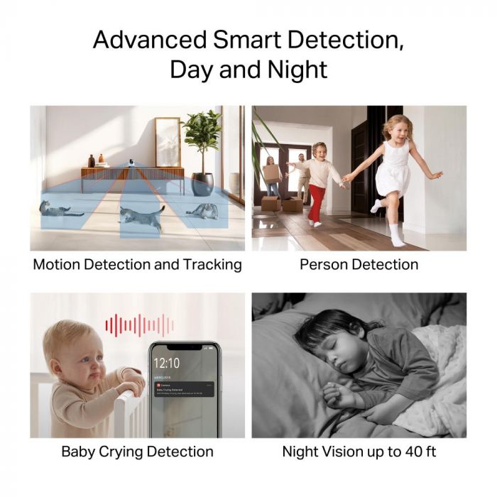 IP-Камера MERCUSYS MC210 3MP N300 microSD motion detection