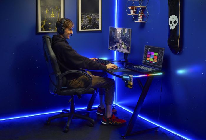 Стіл Acer Predator RGB (120x60 см), чорний