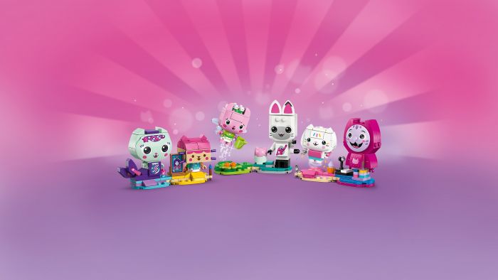 Конструктор LEGO Gabby's Dollhouse Друзі-коти Ґаббі з кубиків