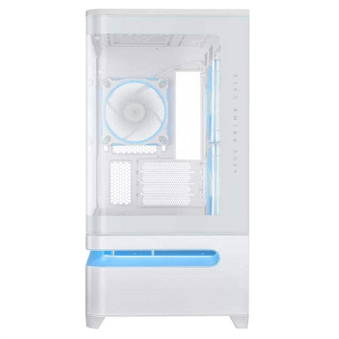 Корпус ASUS Prime AP202 Tempered Glas ARGB, без БЖ, 2xUSB3.2, 1xUSB Type-C, Tempered Glass side, mATX, білий 90DC00P3-B19000