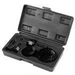 Коронки по дереву GRAPHITE 19, 22,29,32,38,44,51,64мм, 2 адаптери, кейс 12шт