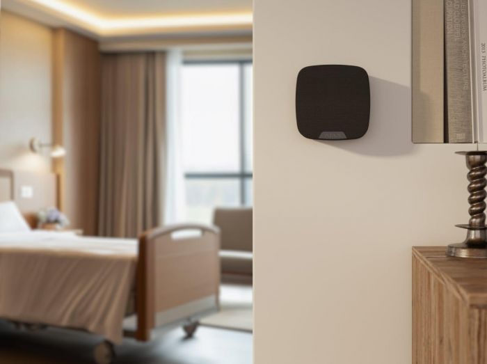 Бездротовий голосовий модуль Ajax SpeakerPhone, Full-duplex, 103Db, Jeweller, Wings, чорний