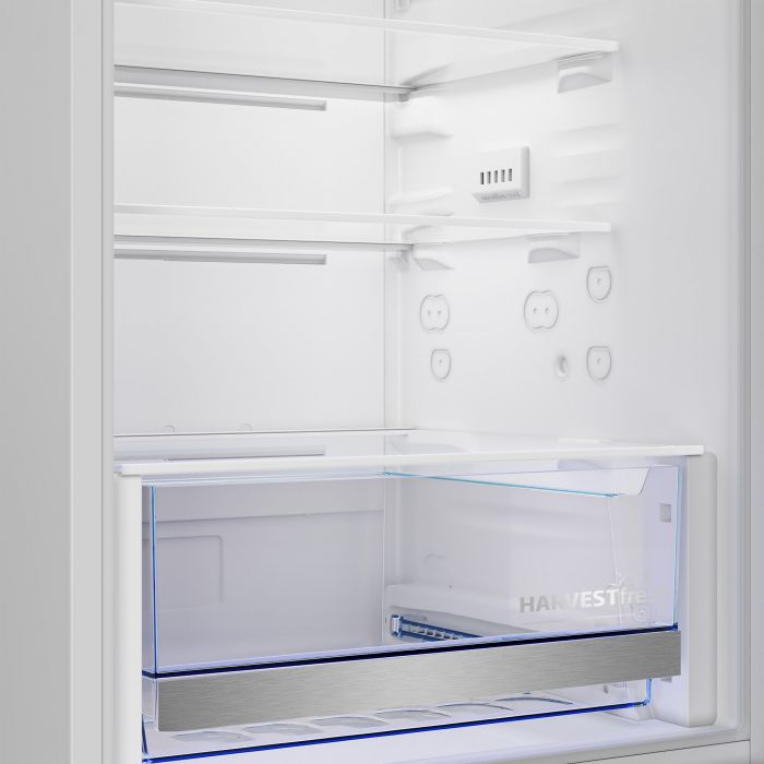Холодильник Beko вбудований з нижн. мороз., 194x54x55, xолод.відд.-224л, мороз.відд.-76л, 2дв., D, NF, HarvestFresh, білий