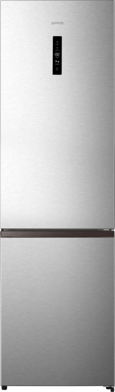 Холодильник з нижн. мороз. камерою Gorenje, 200х60х60см, 2 двері, 238(98)л, А+, NF+, Зона св-ті, Зовн. Дисп, сірий