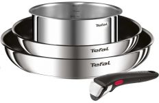 Набір посуду Tefal Ingenio Cook Eat, 4предмети, нержавіюча сталь, бакеліт, сталевий