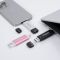 Портативний SSD Transcend 2TB USB 3.1 Gen 2 Type-A + Type-C ESD310 Чорний