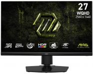 Монітор MSI 27" MAG 272QPF-E20 2xHDMI, DP, Audio, IPS, 2560x1440, 200Hz, 0.5ms, sRGB 127%, AdaptiveSync, Pivot, HDR400