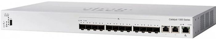 Комутатор Cisco Catalyst 1300 12xSFP+, 2x10GE Shared