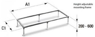 Опорна рама R1 під кондиціонер LEONARDO TDCV 2000A