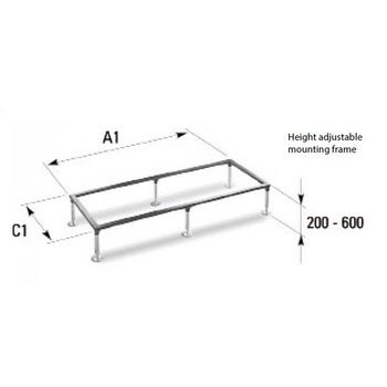 Опорна рама R1 під кондиціонер LEONARDO TDCV 2000A