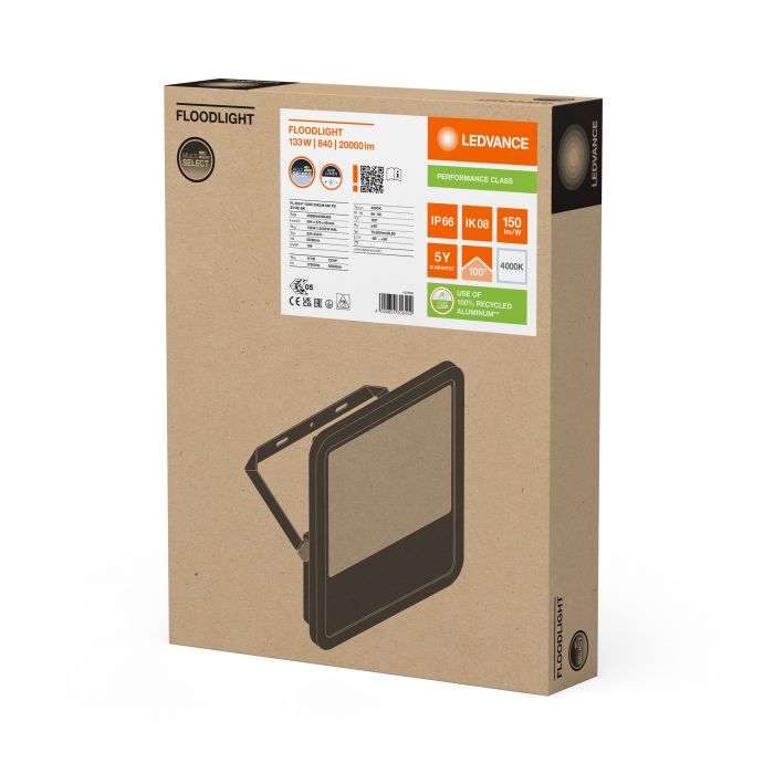 Прожектор LEDVANCE FLOODLIGHT 133Вт 20000Лм 4000K чорний