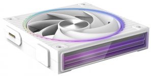 Корпусний вентилятор Zalman ZM-DF120  ARGB,  120мм, 800-2300rpm, 4pin, PWM, 3pin+5VARGB, 34,5dBa, POGO pin, Magnetic,  білий