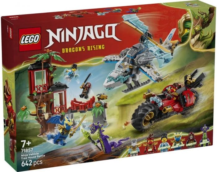 Конструктор LEGO Ninjago Автомобільна битва ніндзя біля будинку на дереві