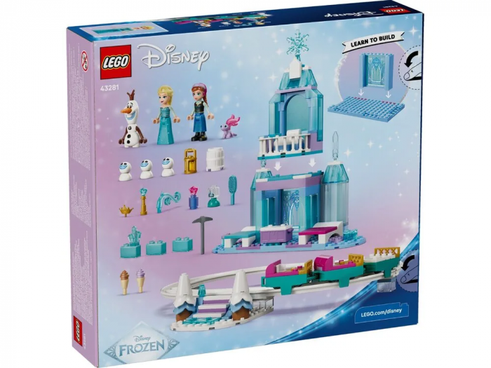 Конструктор LEGO Disney Princess Крижаний палац Ельзи та веселе катання на санчатах