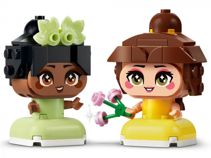 Конструктор LEGO Disney Princess Мініпринцеси Бель і Тіана з замком