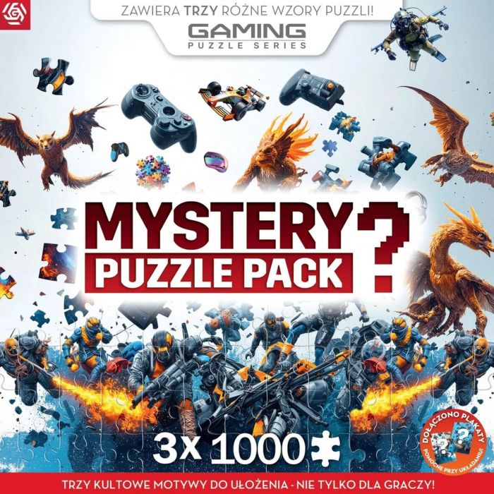 Пазл GoodLoot Mystery Puzzle Pack V1 3x1000 ел., 3 шт випадково