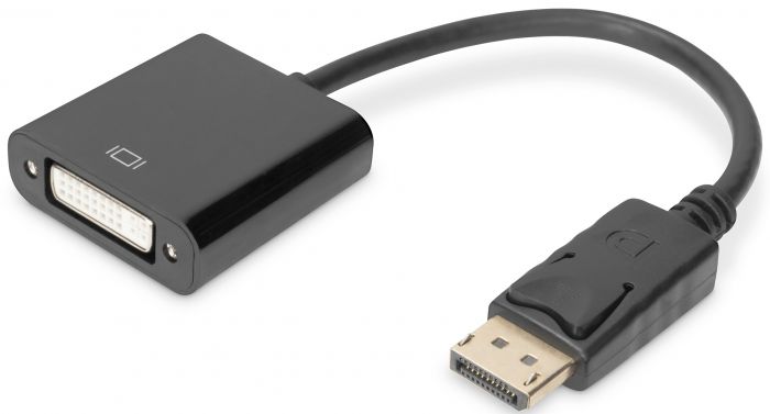 Адаптер DIGITUS DP 1.1 - DVI Full HD, M/F, 0.15м