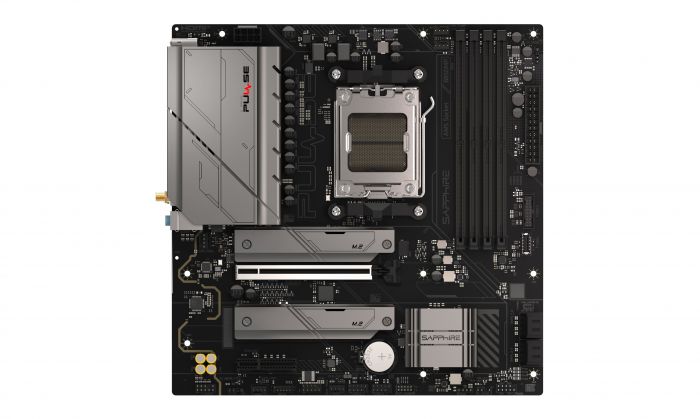 Материнcька плата SAPPHIRE PULSE B850M WIFI sAM5 B850 4xDDR5 M.2 HDMI DP WiFi BT mATX