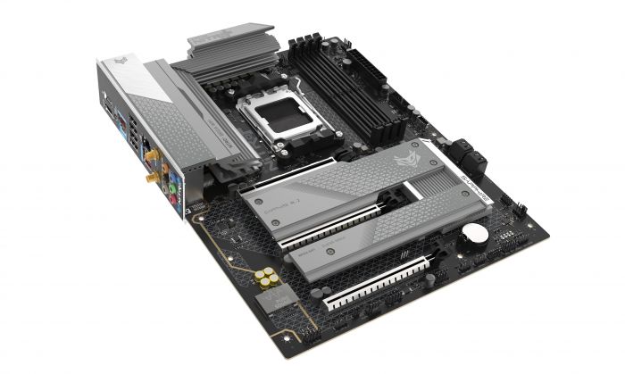 Материнcька плата SAPPHIRE NITRO+ B850A WIFI7 sAM5 B850 4xDDR5 M.2 HDMI DP WiFi BT ATX