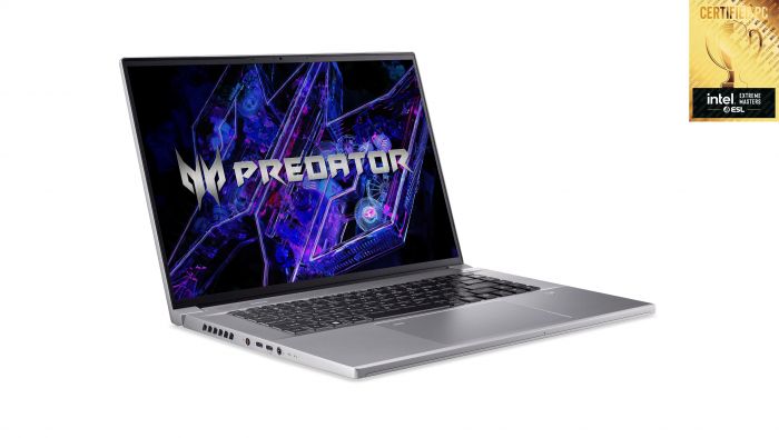 Ноутбук Acer Predator Triton Neo 16 PTN16-51 16" WQXGA, Intel U7-155H, 32GB, F1TB, NVD4060-8, Lin, сріблястий