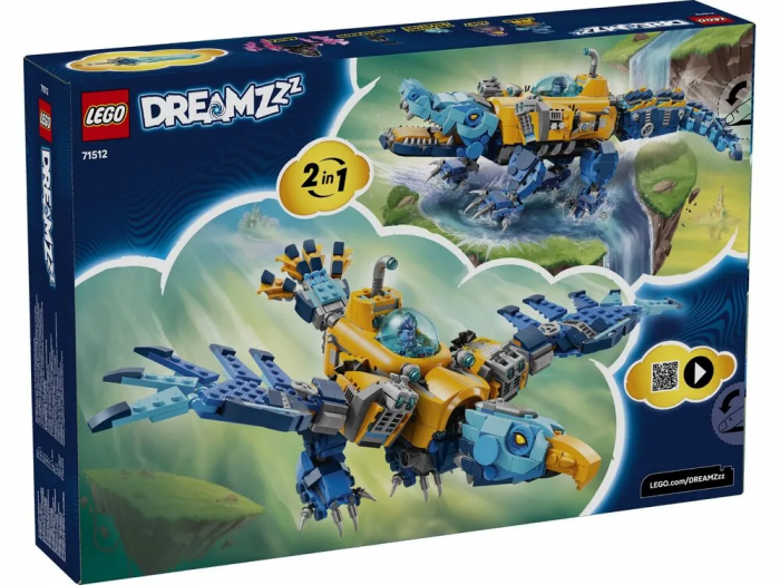 Конструктор LEGO DREAMZzz Підводний човен-крокодил