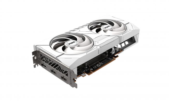 Відеокарта SAPPHIRE Radeon RX 9060 XT 16GB GDDR6 PURE GAMING OC білий
