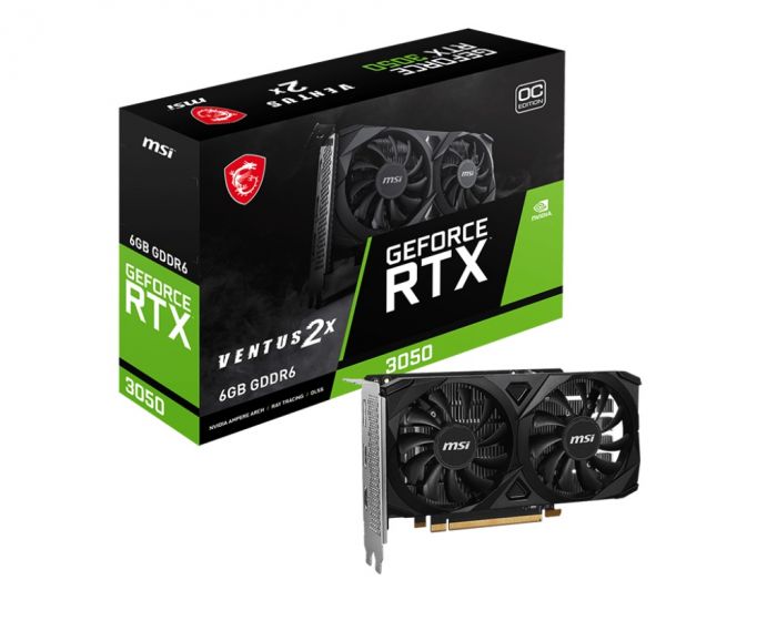 Відеокарта MSI GeForce RTX 3050 6GB GDDR6 VENTUS 2X E OC