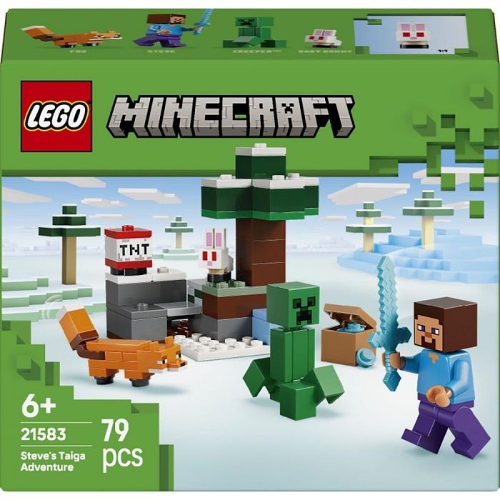 Конструктор LEGO Minecraft Пригоди Стіва в тайзі